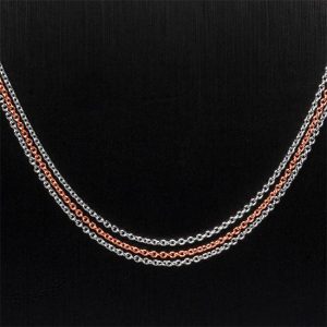 Silver (red gold-plated)