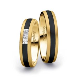 Yellow gold/Zirconium/Yellow gold