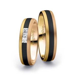 Yellow gold/Zirconium/Rose gold