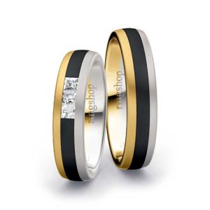 Yellow gold/Zirconium/White gold