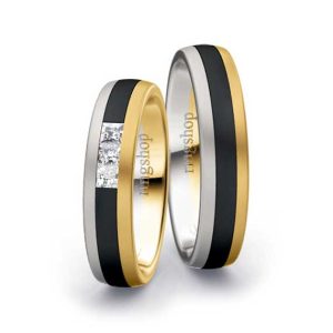 White gold/Zirconium/Yellow gold