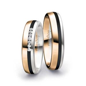 Rose gold/Zirconium/White gold