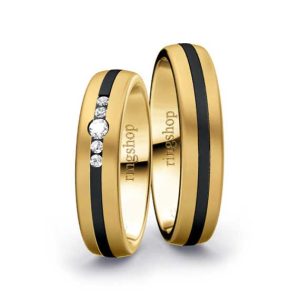 Yellow gold/Zirconium/Yellow gold