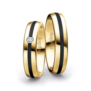 Yellow gold/Zirconium/Yellow gold
