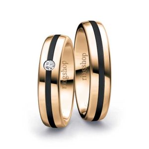 Rose gold/Zirconium/Rose gold