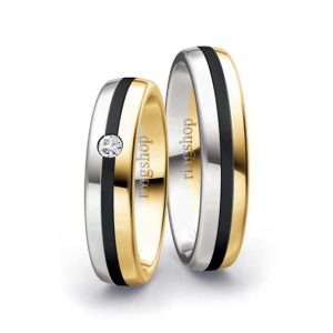 White gold/Zirconium/Yellow gold