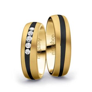 Yellow gold/Zirconium/Yellow gold