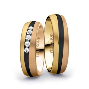 Yellow gold/Zirconium/Rose gold