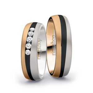 Rose gold/Zirconium/White gold