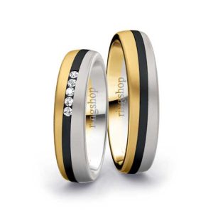 Yellow gold/Zirconium/White gold