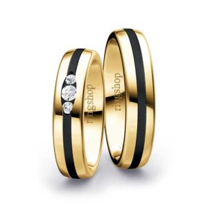 Yellow gold/Zirconium/Yellow gold