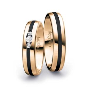 Rose gold/Zirconium/Rose gold