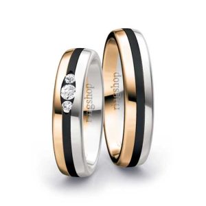 Rose gold/Zirconium/White gold