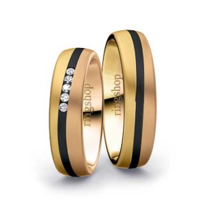 Yellow gold/Zirconium/Rose gold
