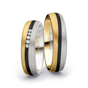 Yellow gold/Zirconium/White gold