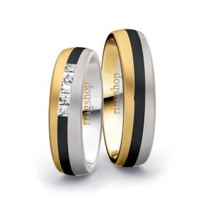 Yellow gold/Zirconium/White gold