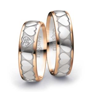 Red gold/White gold/Red gold