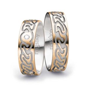 Rose gold/White gold