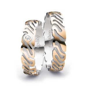 Rose gold/White gold