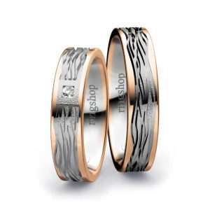 Red gold/Platinum/Red gold