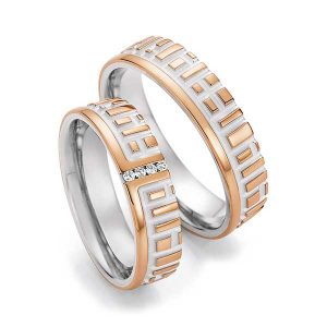 Rose gold/White gold
