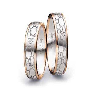 Red gold/White gold/Red gold