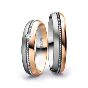 Platinum/Red gold