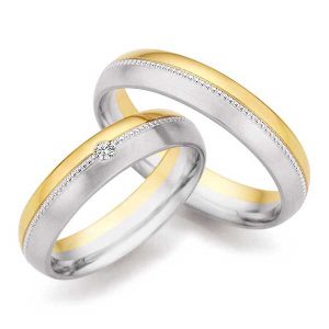 White gold/Yellow gold