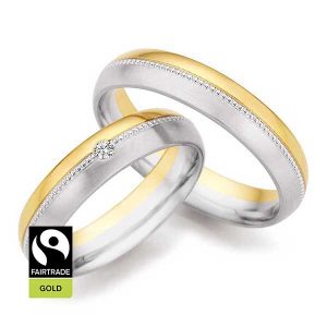 White gold/Yellow gold Fairtrade