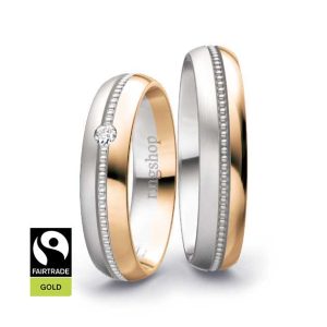 White gold/Rose gold Fairtrade
