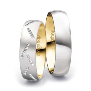 White gold/Yellow gold