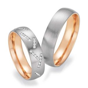 White gold/Red gold