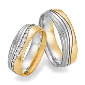 White gold/Yellow gold