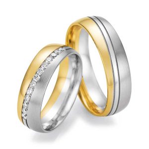 White gold/Yellow gold
