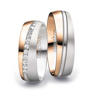 White gold/Red gold