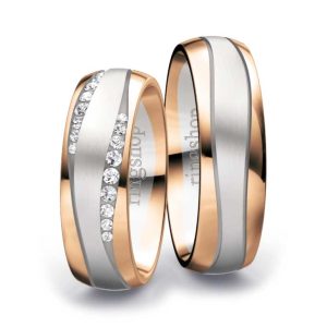 Red gold/White gold/Red gold