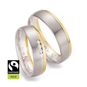 White gold/Yellow gold Fairtrade