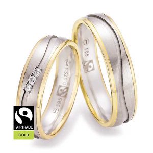 Yellow gold/White gold/Yellow gold Fairtrade