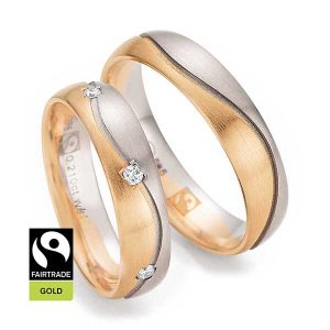 White gold/Rose gold Fairtrade