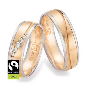 White gold/Rose gold/White gold Fairtrade