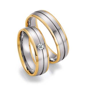 Yellow gold/White gold/Yellow gold
