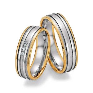 Yellow gold/White gold/Yellow gold