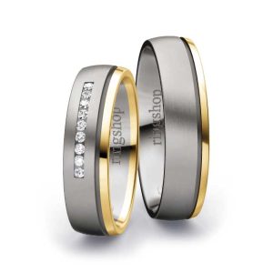 Palladium/Yellow gold