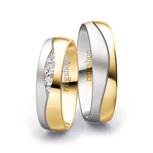 White gold/Yellow gold