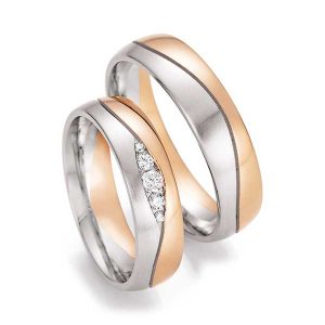 White gold/Red gold
