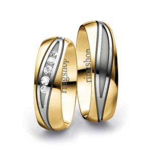 Yellow gold/Platinum/Yellow gold