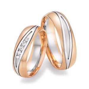 Red gold/White gold/Red gold