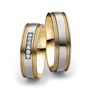 Palladium/Yellow gold