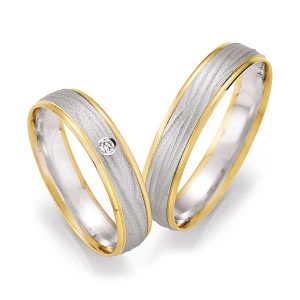 Yellow gold/White gold/Yellow gold