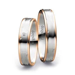 Red gold/Platinum/Red gold